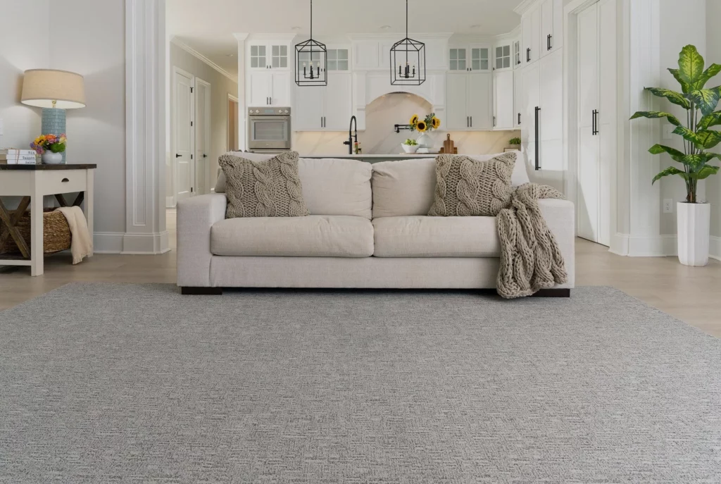 Gray area rug | Tazewell Floors & Design