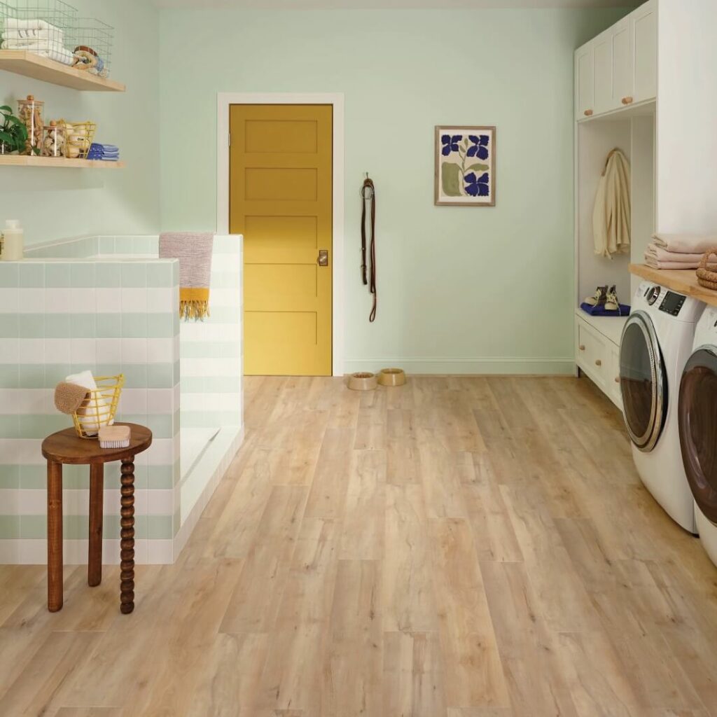 Laundry room flooring | Tazewell Floors & Design
