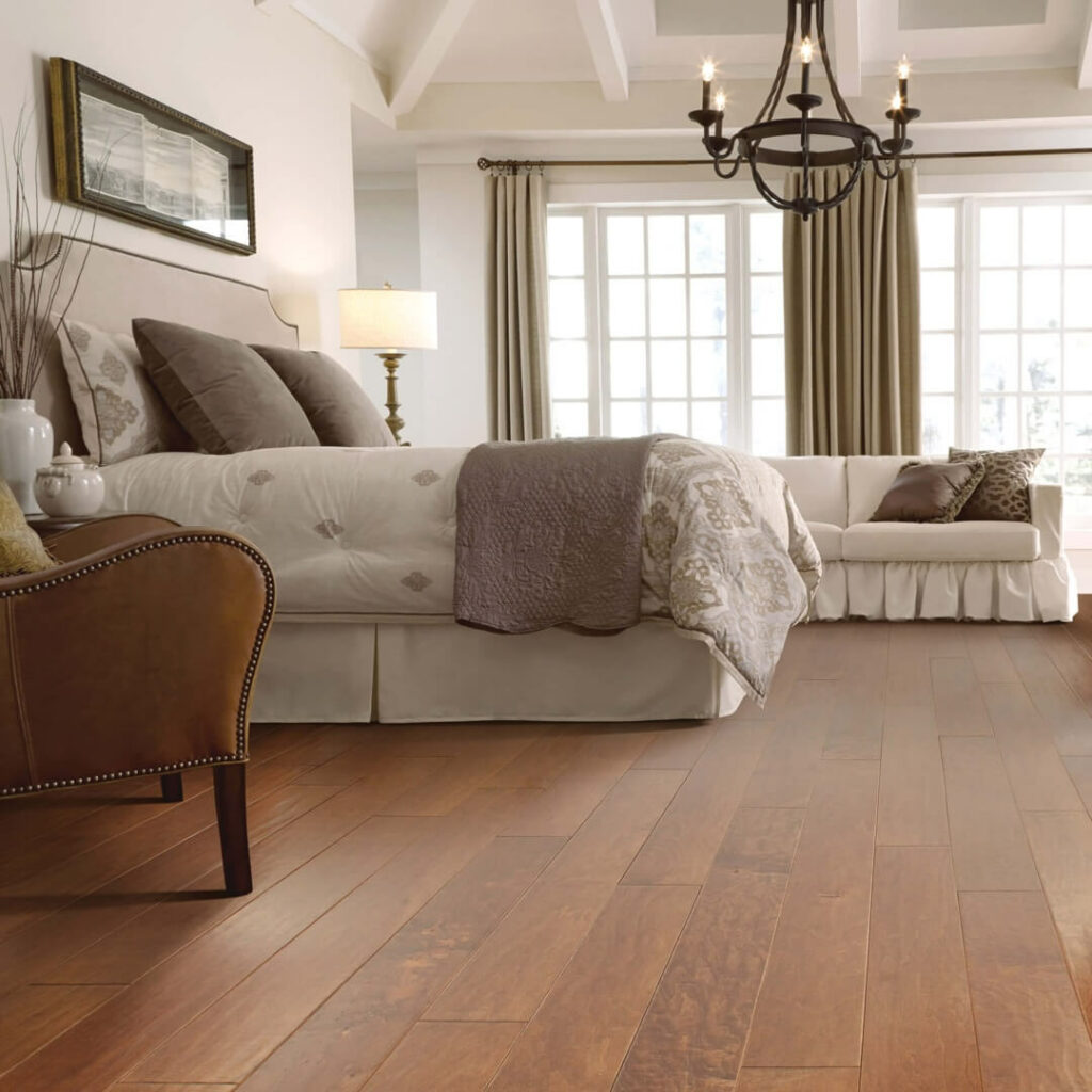 Bedroom hardwood | Tazewell Floors & Design